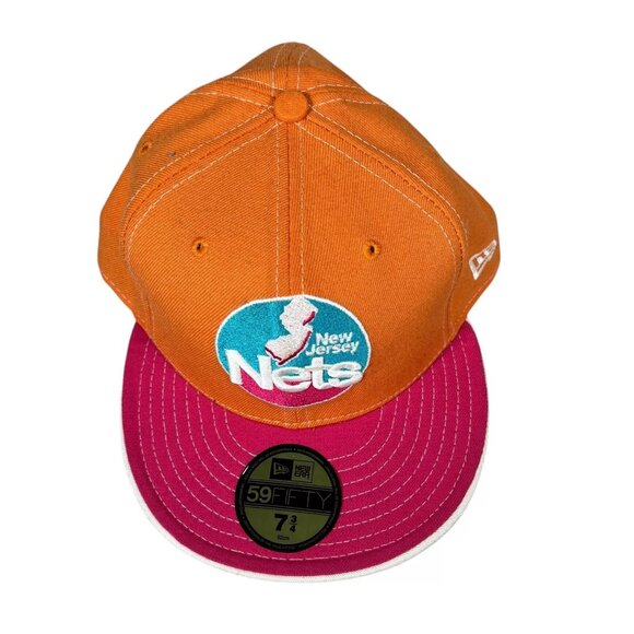 59Fifty New Era New Jersey Nets Hardwood Classics NBA Basketball Hat Size 7 3/4 - Picture 11 of 16
